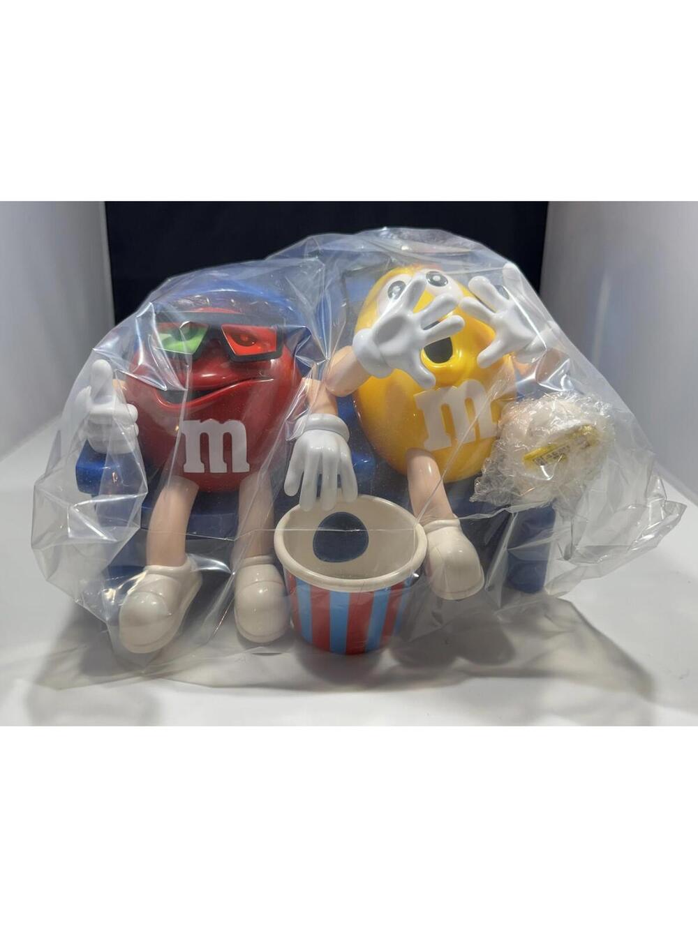 M&M's At The Movies Candy Dispenser Red & Yellow Characters New Sealed